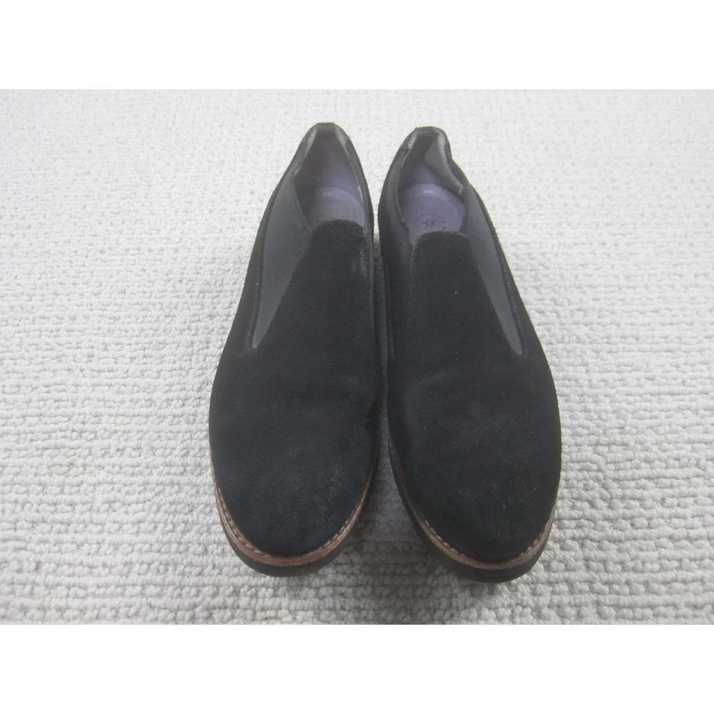 Johnston Murphy Womens Shoe Size 7M Black Casual Loafer Slip On Round Toe‎